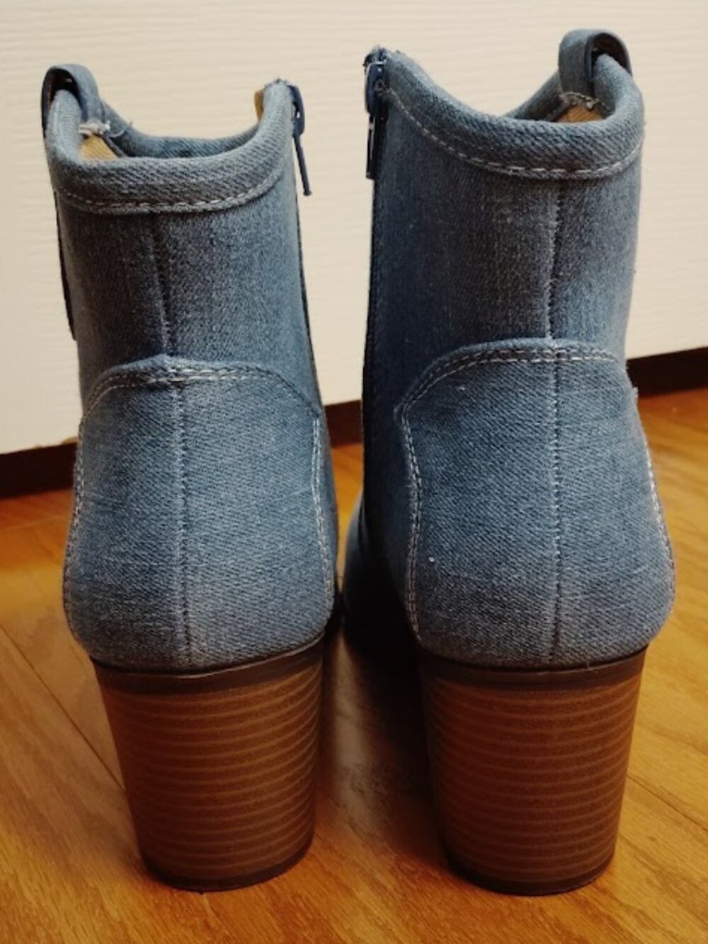 SODA Women's Denim Blue Boots sz 8 - Picture 4 of 9
